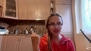 Mistress with glasses long nails demands your wallet in femdom findom?