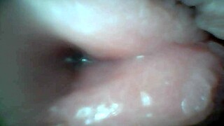 omg i filmed my cumshot deep inside with endoscope up close 😩