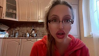 Mistress with glasses long nails demands your wallet in femdom findom?