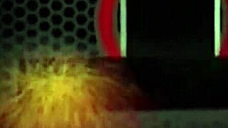 vicky vette strips slowly teasing her big curves with dildo play