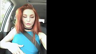 sexy redhead bent over fucked hard doggystyle pounding