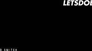 Marilyn Sugar and Mia Trejsi share stepdad's big cock. Wild threesome unfolds now!