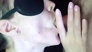 close up cock sucking tease drips wet