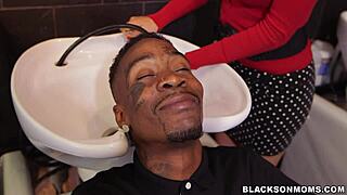 Huge Black Cock Fucks Mother-in-Law at Work