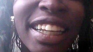 tristina millz drops ebony truth in raw black hardcore action