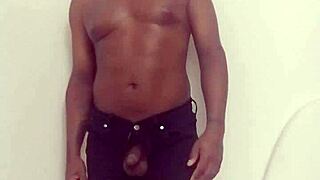 getting ready for a shower after zodiac party with fresh shaved hair and facial