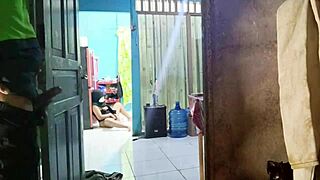 housewife caught masturbating bent over doggystyle fucked hard by horny guy natural tits bouncing