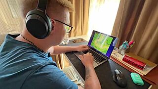 Step son rescues stuck stepmom under bed, rams her helpless wet pussy doggystyle relentlessly