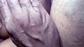 oh man toda gozada creampie dripping from my latina wife's oiled pussy after roommate cowgirl ride 😩💦