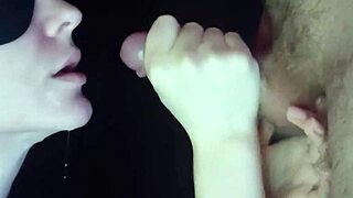 close up cock sucking tease drips wet