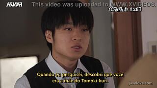 사에구사 치토세 전 애인 아들과 자기랑 공부 섹스