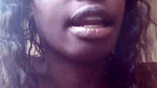 tristina millz drops ebony truth in raw black hardcore action