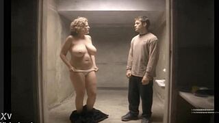 my stepmom strips naked to settle her debt