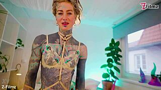 bbc pounds alt babe's pierced nipples and small tits in balls deep anal domination with atm facial whore finish