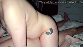 🤰 pregnant stepmom begs for monster cock creampie riding in her big pussy tonight 😈