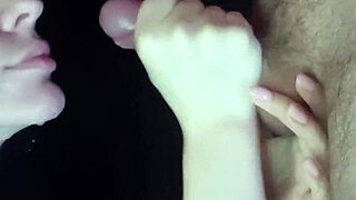 close up cock sucking tease drips wet