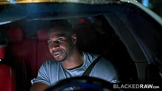 two black guys pick up blonde teen for mmf