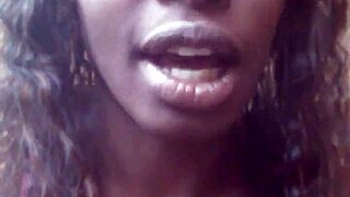 tristina millz drops ebony truth in raw black hardcore action