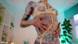 bbc pounds alt babe's pierced nipples and small tits in balls deep anal domination with atm facial whore finish