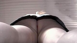 stepsis takes cash for upskirt video, reveals her juicy thong-covered ass cheeks