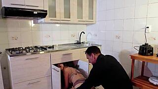 oh no my boss caught me stealing now he's fucking me wild doggystyle deepthroat cowgirl abby carter style 😲💦