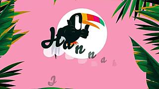 Yoga Workout Blasts in Hot Pants with Hannahjames710