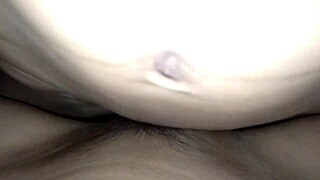 fucking this adorable teen babe's tight shaved pussy and gorgeous ass rough instead of watching the movie creampie finish.