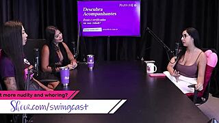 Renatinha Melo sneaks off monthly for gringo gangbangs at swingers house alone