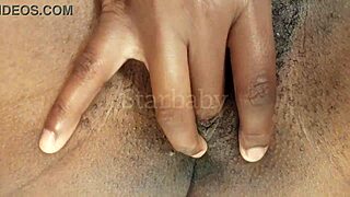 Curvy Amateur's Creamy Pussy After Deep Fingering