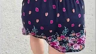 Chubby latina milf bends over for street anal pounding by stranger caught on cam