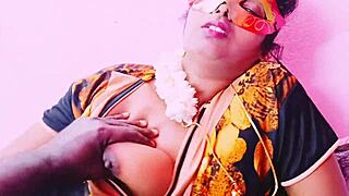 My husband's elder brother surprised me with dirty telugu sex talk pounding