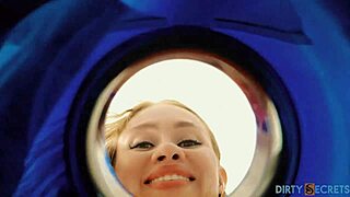 She sneaks in to finger and fuck her stepsons ass quietly on the bed