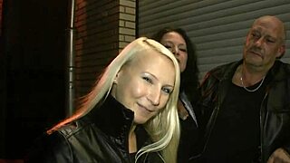 Gina's casting interview turns into bent over doggystyle pounding and sloppy blowjob licks.