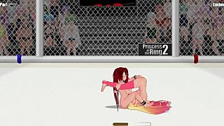 PRINCESS OF THE RING 2: PARIS VS EMBER IN EPIC LESBIAN WRESTLING CATFIGHT