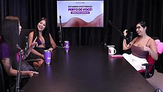 Renatinha Melo sneaks off monthly for gringo gangbangs at swingers house alone