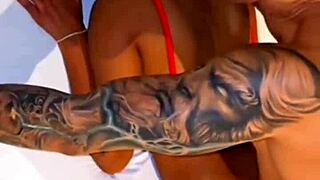 my big ass latina wife made this old monster cock guy cum so hard watching him cuckold me!