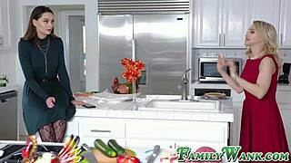 whoa classy milf alix lynx riding stepsons dick reverse cowgirl with big tits bouncing 🔥🍆💦