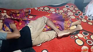 man that red saree bengali wife gets bent over and fucked hard in webcam action