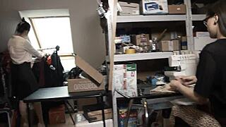 i crave sheer's pussy licked during lunch break toy orgasm