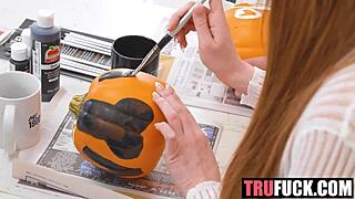 Eat Halloween Pie from Harley Love Pierce Paris Ass!