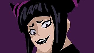 Juri Dominates Chun Li In Muscular Street Fight Feng Shui Sex Game