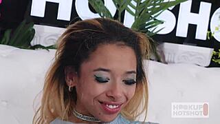 90-Pound Slut Kalani Luana Gapes Her Tight Ass on Nadde Nasty's Monster Dick