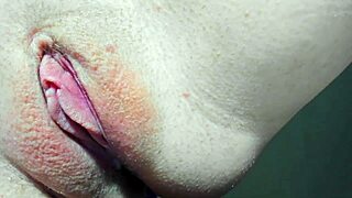 Beautiful Skinny Blonde Laverna Queen Fingers Wet Pussy Post-Sex