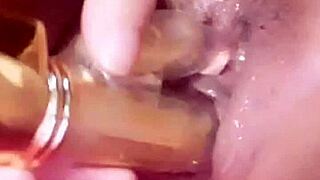 Horny Thai Girl Masturbates Big Tits with Sex Toy