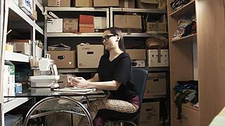 i crave sheer's pussy licked during lunch break toy orgasm