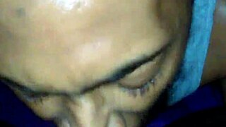 Black Tongue Works Overtime Licking Wet Ebony Pussy Deep