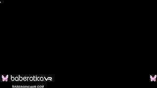 isabela chrystin teases her trimmed pussy solo in vr heels