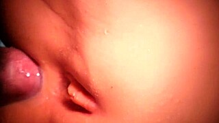 her huge ass cheeks spread wide for my deep anal thrusts close up till i cum hard inside