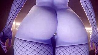 damn this fat ass trans widowmaker with big tits ready to pound emma's pussy 💦🍑🔥