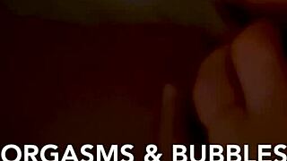 Hot neighbor milf with huge boobs rides dildo to shaking orgasm